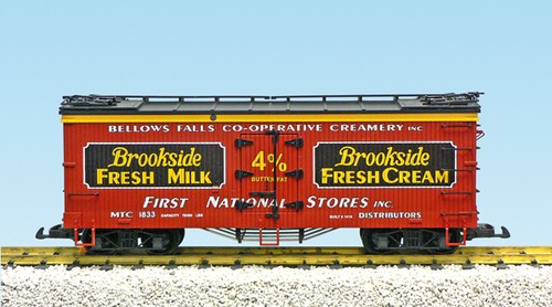 USA Trains Escala G 16479 EE. UU. VAGÓN REFRIGERADOR Brookside Creamery NUEVO LANZAMIENTO | Zustand: New