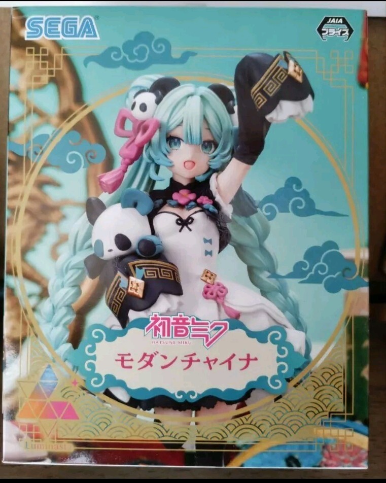 Hatsune Miku Modern China Chinese Panda Figure Statue SEGA