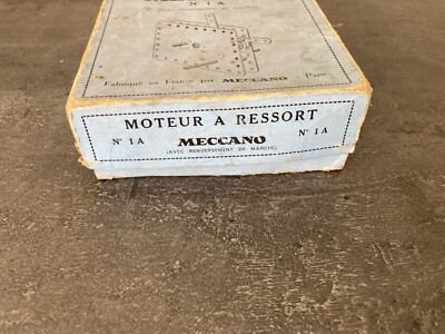 Meccano moteur à ressort N° 1A Avec inverseur de marche