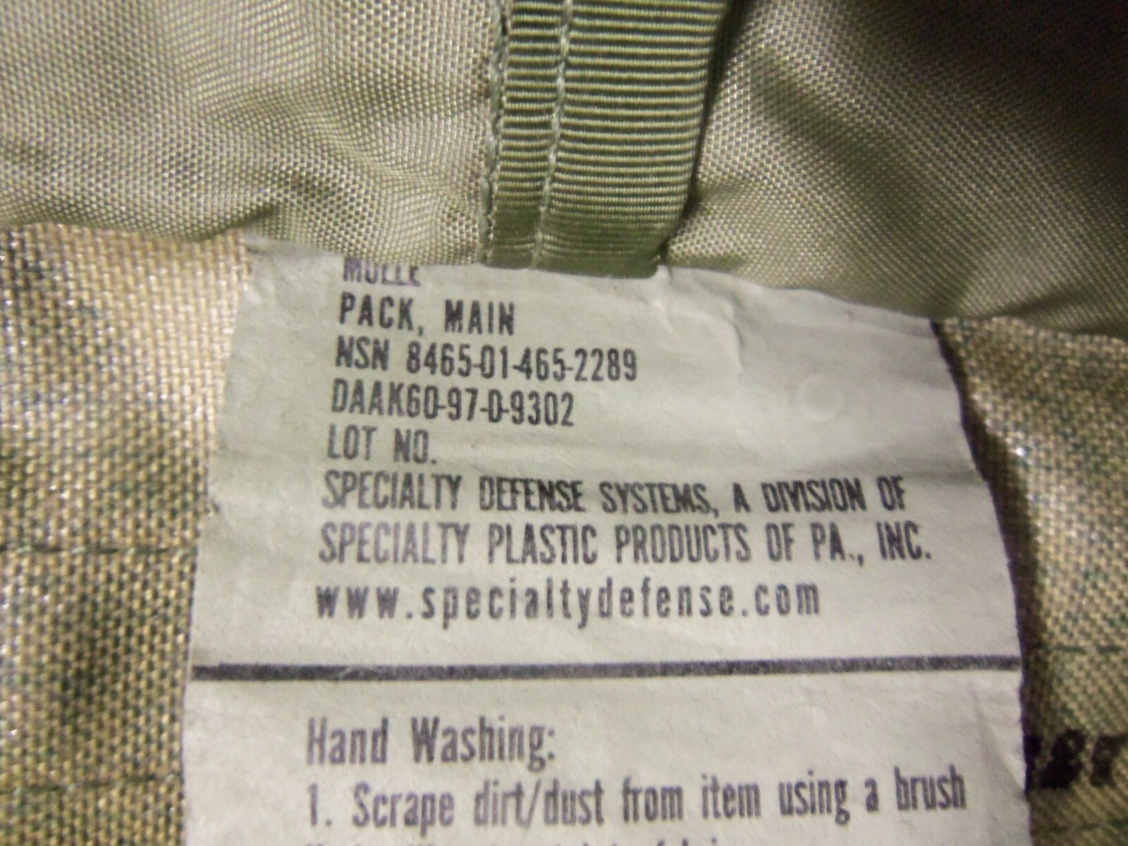 3 x U.S. Military MOLLE II Main Pack Rucksack Woodland Camo USGI - PLEASE READ
