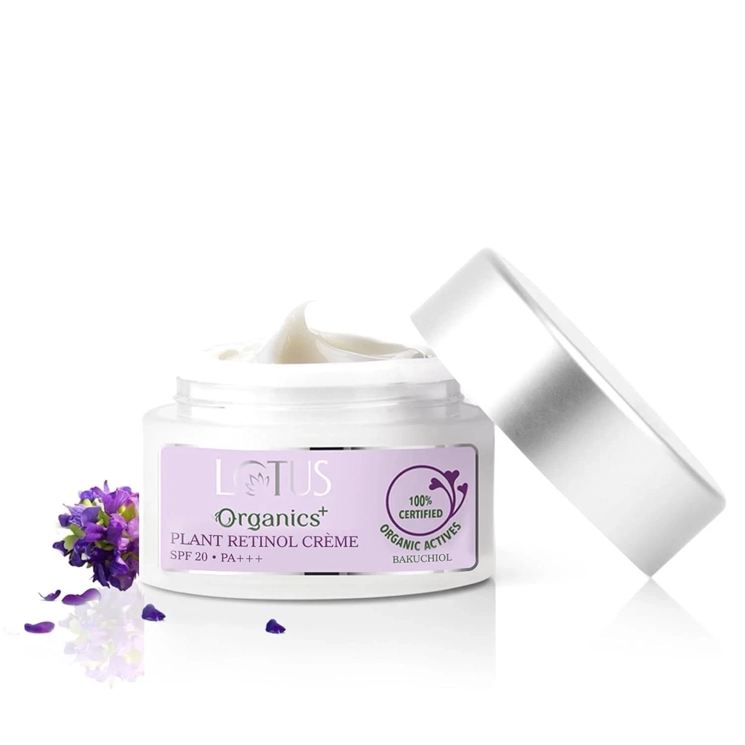 Lotus Organics + Bakuchiol Plant Retinol Face Crème 50g