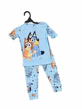 Bluey and Bingo Sleep Set Short Sleeve Pajamas Blue Size 4 T  5L 