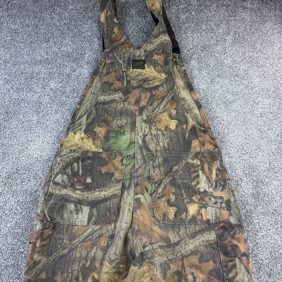 Vintage Liberty Camo Overalls Mens 34 Realtree Camouflage Workwear Hunting - Image 3 of 4