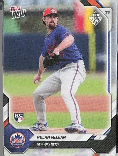 2026 Topps Now OD-172 Nolan McLean