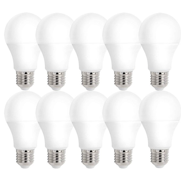 10 X Led Leuchtmittel Birnenform 13W Fast 100W E27 Matt 1270Lm Warmweiß 2700K-image