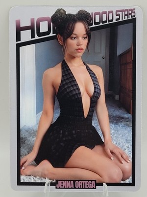 Jenna Ortega Hollywood Star Actress Actor Hot Spicy Custom Trading Card