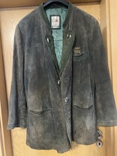 Meindl Janker Kurtka Stan Szlachetne guziki rogowe Miękka skóra Jeleń rozm. 56