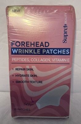 Forehead Wrinkle Patches Peptides, Collagen, Vitamin E 16patches 