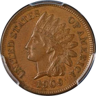 1909-P Indian Cent PCGS AU58 Great Eye Appeal Strong Strike