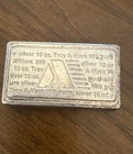 A-Mark Silver Bar .999+ Fine “Assay Lot 779” Vintage Poured - 10 oz RARE HTF