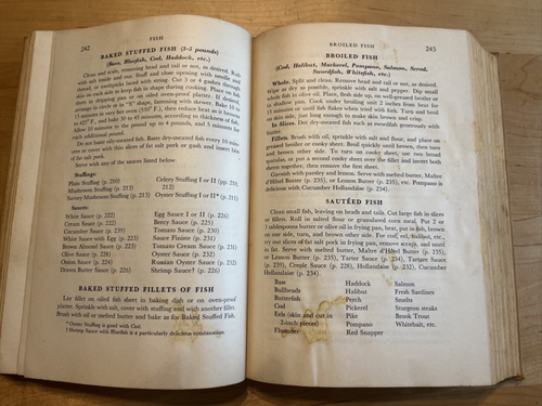 Vintage 1942 The Boston Cooking School Cook Book by Fanny Merritt Farmer - Picture 14 of 24