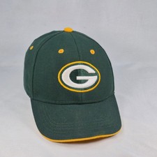 Fan Favorite Green Bay Packers Hat Adult OSFM Green Yellow NFL Adjustable Cap