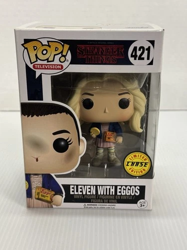 Funko Pop! Vinyl: Stranger Things - Eleven with Eggos (Chase) #421