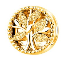 Reflexions Family Tree Clip Charm CZ Lock Stopper Bead for Pandroa Reflexions Br