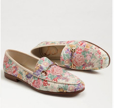 NEW Sam Edelman Loraine Bit Loafer Summer Rose Floral MSRP 190 Pleasant SZ-6