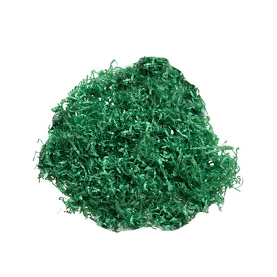 10 Schachteln dunkelgrüner Taschentuchfetzen 1 kg - insgesamt 10 kg