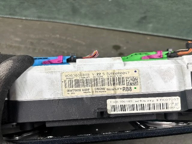 Bentley Continental GTC 2007 grupos de instrumentos 1 036 906 089 Foto 4 de 4