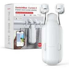 Automatic Curtain Opener - Bluetooth Remote Control Smart Curtain with App/Ti...