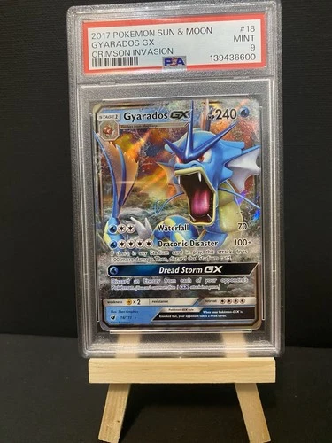 Gyarados GX 18/111 Sm-Crimson Invasion PSA 9