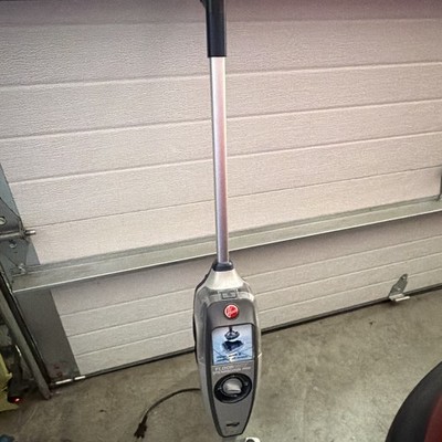 Hoover FloorMate SteamScrub Pro Corded Steam Mop w/ Scrubbing Pad Gray/White