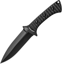 Tops Szabo Express Fixed Blade 1095hc Steel Black Micarta