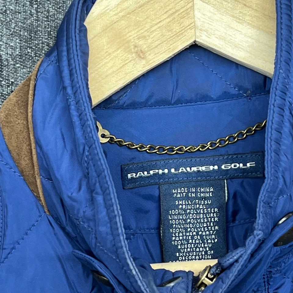 Ralph Lauren Golf Club Quilted Jacket RLC Logo Bomber Women Medium - Image 4 of 4