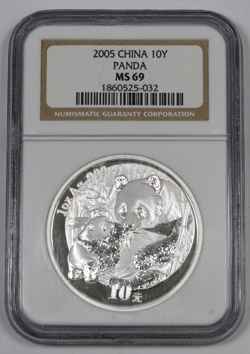 MS 69 Chinese Panda Silver Bullion Coins for sale | eBay