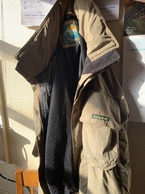 Rare Vintage Khaki Men s Hodgman Waterpoof Hunting Fishing Jacket Large L