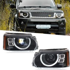 Paar LED Scheinwerfer mit DRL Blinker Für Land Rover Range Rover Sport 2010-2013