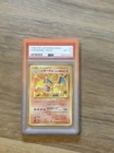 1996 POKEMON BASE SET JAPANESE #6 CHARIZARD-HOLO PSA 4