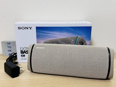 SONY SRS-XB43 カラー:ベージュ　美品 Sony SRS-XB43 EXTRA BASS Bluetooth Speaker IP67 Taupe Beige Box AC