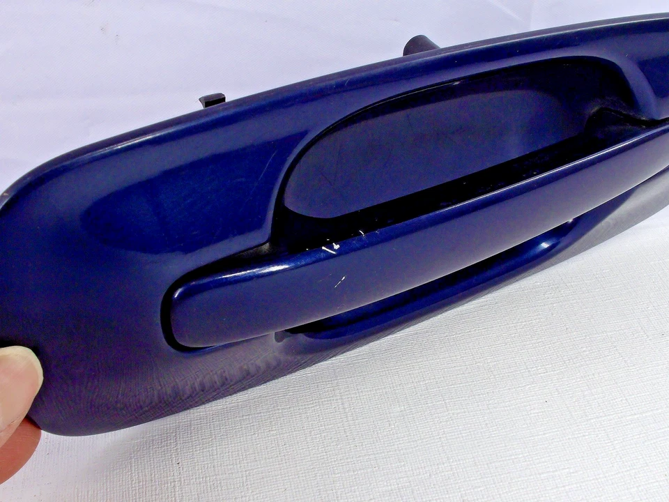 Manija de puerta exterior trasera izquierda lado del conductor azul OEM Subaru Impreza 2002-2006 Foto 2 de 4