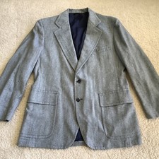 Vintage Kennedy's Jacket Sports Coat Men's Herringbone 2 Button Blazer