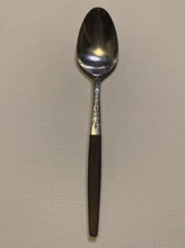 Vintage Interpur Stainless Flatware 8" Spoon Canoe Handles Japan Japanese