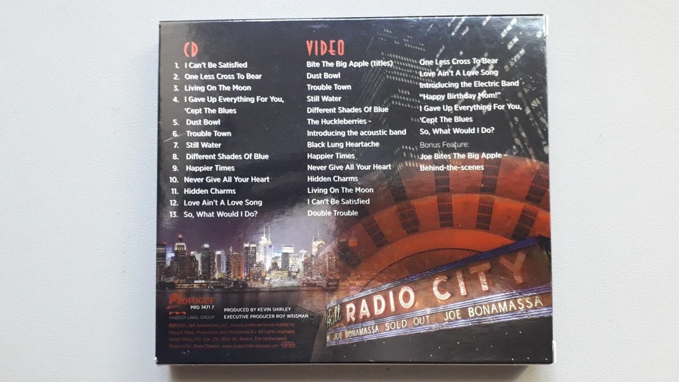 Joe Bonamassa  Live At Radio City Music Hall Deluxe Ed. CD/DVD - Bild 2 von 2