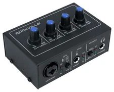 Rockville ROCK-U MINI USB Computer Recording Interface 24 Bit 192Khz Home Studio