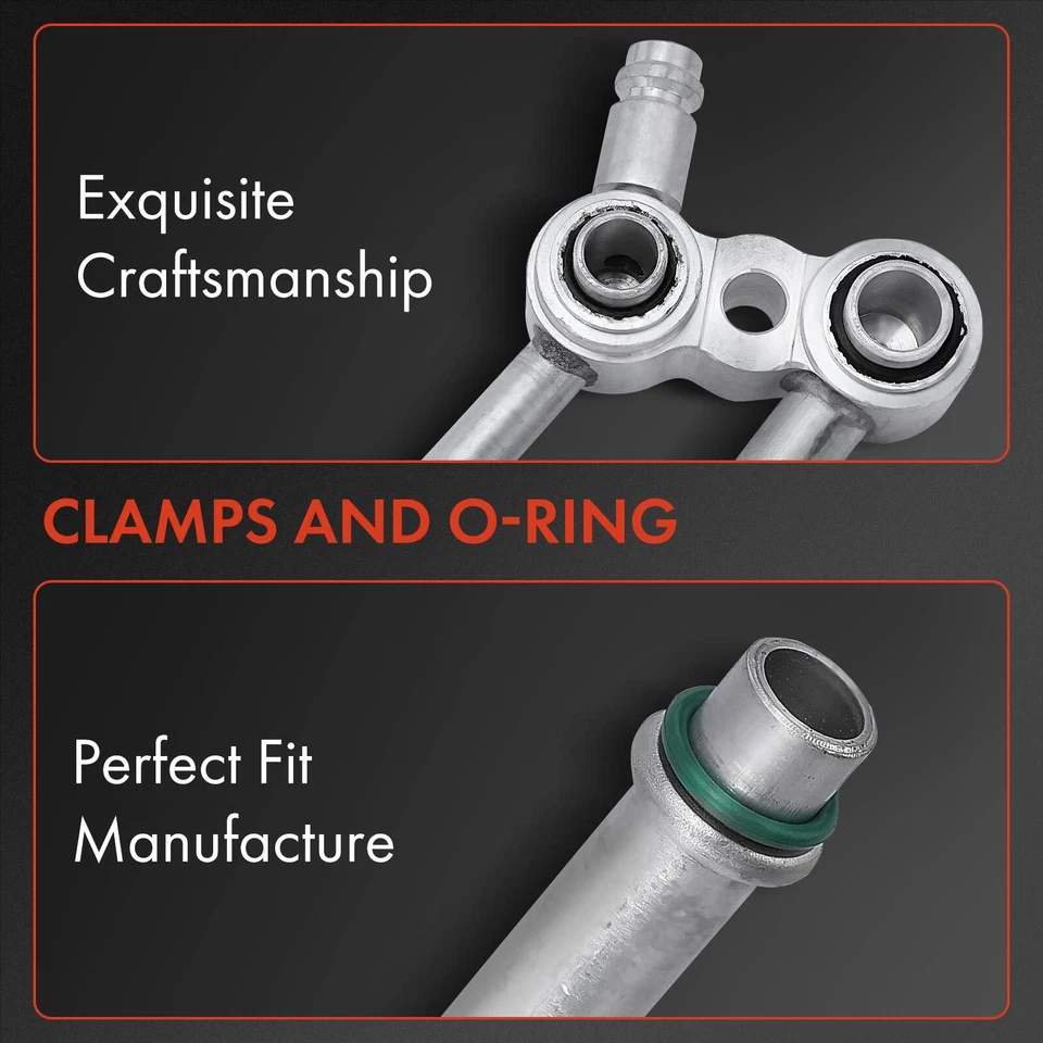 2x Conjunto de succión y descarga y línea de líquido para Chevy GMC C2500 1994 1995 Foto 3 de 4