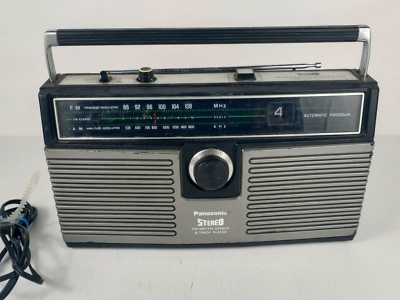 Vintage Panasonic FM/ AM Stereo w/ 8 Track Player Boombox RS-836A