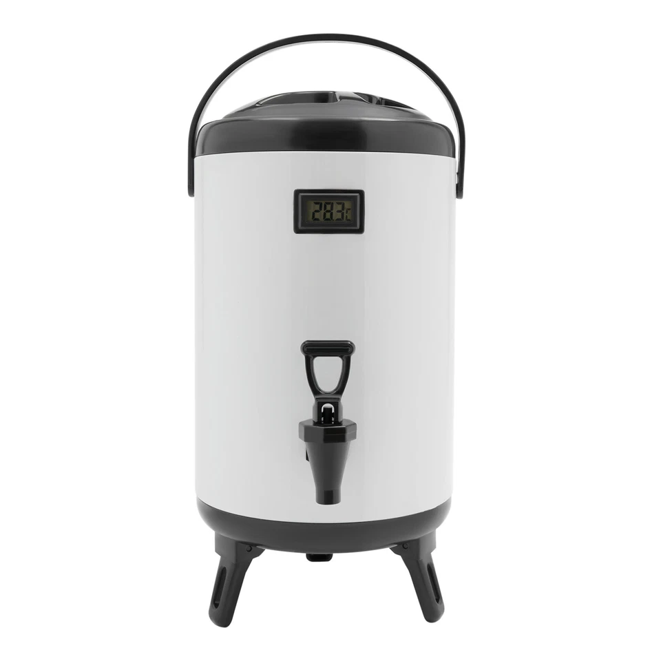 Изолированный диспенсер для напитков 10 л из нержавеющей стали диспенсер для холодной и горячей воды для напитков - Изображение 4 из 4