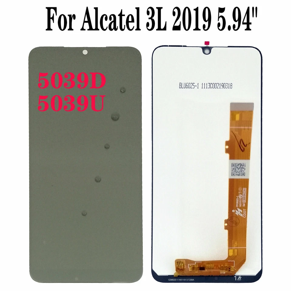 LCD Display Touch Screen For Alcatel 3L 2019 5.94" 5039D 5039U - UK STOCK