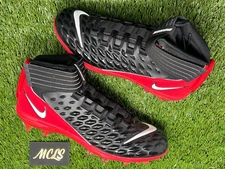 Men's Size 14 Nike PE Force Savage Pro 2 P Football Cleats Black/Red BV3969-014