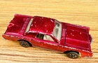 Hot Wheels Redline 1968 Custom Continental US Rose Lincoln Car