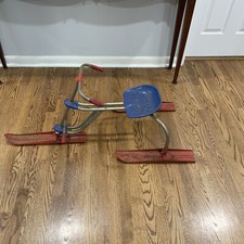 Vintage 1940s Childs Sleigh Unrestored Rare 