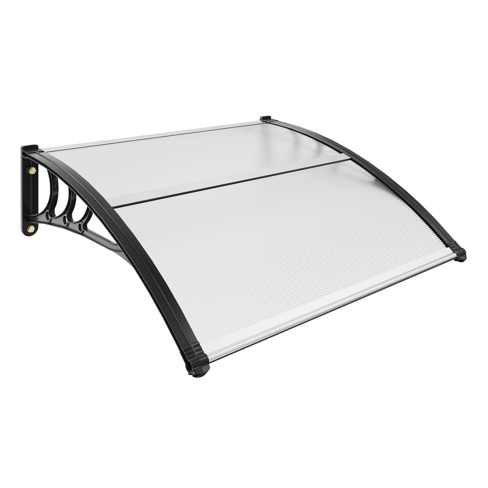 VEVOR Window Door Awning Canopy UV Rain Cover 38" x 40" PC Sheet