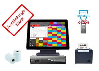 EXPRESSKASSE mit TSE TouchKasse Laden Kiosk Handel Computerkasse KEIN ABO NEUWERTIG