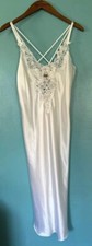 VTG SATIN HOLLYWOOD GOWN LUXE CALIFORNIA DYNASTY S Second Skin Glossy Negligee