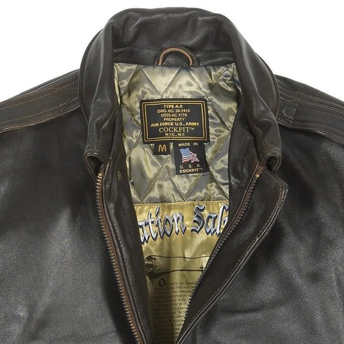 Bomber Jacket Leather A-2 Antique Lamb 