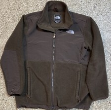 The North Face Girls Zip Up Fleece Jacket Size XL Brown