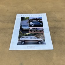 1991 PLYMOUTH SALES BROCHURE CATALOG PAMPHLET