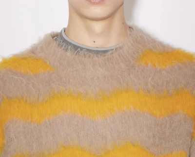 Acne Studios STRIPED FUZZY SWEATER IN BEIGE/YELLOW SS22 | eBay Acne Studios STRIPED FUZZY SWEATER IN BEIGE/YELLOW SS22 | eBay